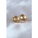 Clariss EKP278 316L Çelik Gold Renk Sıkıştırmalı Erkek Küpe