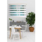 Clariss PLİSELİ BEYAZ ZEBRA STOR PERDE - 140 x 200