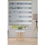 Clariss PLİSELİ KREM ZEBRA STOR PERDE - 170 x 200
