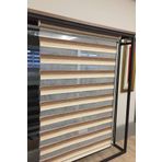 Clariss STOR ZEBRA KAHVE KREM AĞAÇ KABUĞU BAMBU - 110 x 250