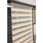 Clariss STOR ZEBRA PERDE ALTIN KREM AĞAÇ KABUĞU BAMBU - 90 x 250