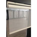Clariss TÜL STOR PERDE FİTİLLİ ÇİZGİLİ EKRU RENKLİ MODERN SALON OTURMA ODASI - 50 x 200