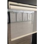 Clariss TÜL STOR PERDE FİTİLLİ ÇİZGİLİ EKRU RENKLİ MODERN SALON OTURMA ODASI - 90 x 200
