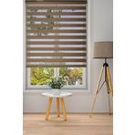 Clariss ZEBRA STOR PERDE BAMBU AÇIK KAHVE MEŞE AĞAÇ KABUĞU MUTFAK SALON BALKON OFİS - 70 x 200