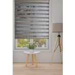 Clariss ZEBRA STOR PERDE BEJ BAMBU AĞAÇ KABUĞU OFİS MUTFAK SALON ODA - 120 x 200