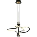 Clarita 3 Renkli LED Avize - Siyah