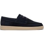 Clarks 42 Numaralı Lacivert Casual Ayakkabı Düz Taban ve Yumuşak Malzeme