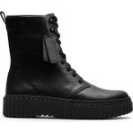 CLARKS Deri Siyah Kadın Bot Torhill Style