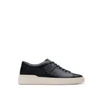 Clarks Erkek 261761297 spor ayakkabı, Siyah Deri, 40 EU