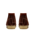 CLARKS Kızıl Kahve Bot Wallabee Boot, 41, 5003313737, Kızıl Kahve, Erkek