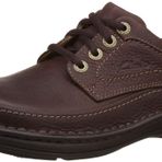 Clarks Nature Three Derby Mahagoni Leder Erkek Ayakkabı