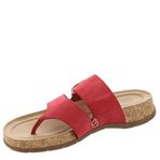 Clarks Reileigh Park Parmak Arası Kiraz Nubuk Kadın Terlik