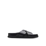 Clarks Torford Cross erkek sandaleti, Siyah deri, 42