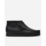 CLARKS Wallabeeevo BT Black Leather, M; 7 Erkek Siyah Bot 26179710
