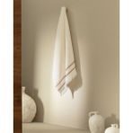 Clarna %100 Pamuk Banyo Havlusu - Beyaz/kiremit - 75 x 150 cm