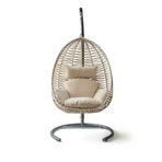 Clas Swing Krem Rattan Krem Oturumlu Salıncak