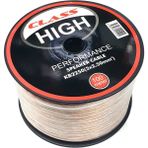 Class 2x2,50mm Hoparlör Ses Sistemi Kablosu Şeffaf - 100 m