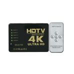 Class Luxury,5 Giriş 1 Çıkış HDMI Switch (Seçici) Tek Ekranda 5 cihaz