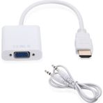 Class Ses Çıkışlı HDMI to VGA Kablo Çevirici