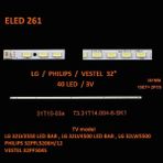 Class TKM-261 LG 32 inç TV Led Bar Takımı