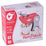 Classic World Nostaljik Kırmızı Mikser Ahşap