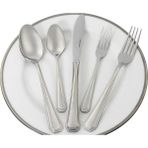 Classico Silver 30 Parça Çatal Kaşık Bıçak Set Sofra Mutfak Paslanmaz Çelik 6 Kişilik Yemek Tatlı - Gümüş