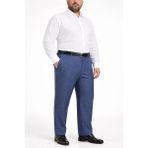 Classics Men Caserta Büyük Beden Erkek Kumaş Pantolon - 7561 - Mavi - 62