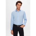 Classics Men Dormen Classics Kolay Ütülenebilir Slim Fit Dar Kesim Klasik Yaka Cepsiz Erkek Gömlek Buz Mavi - 2XL