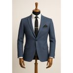 Classics Men Erkek Italyan Kesim Tek Düğmeli Blazer Ceket Klasik ve Modern Şıklık - 48 - Parlament