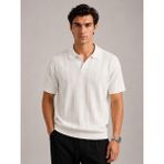Classics Men Jerox Slim Fit Erkek Polo Yaka Triko Tişört 7697 - Beyaz