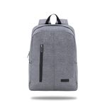 Classone BP-WTX408G Su Geçirmez Kumaş, Su Geçirmez Fermuar ,notebook, Laptop Çantası- Gri