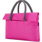 Classone BYN-EL006 Wtxpro Su Geçirmez Kumaş 13-14 Inch Bayan Laptop El Çantası- Tote Bag- Pembe