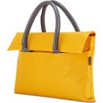 Classone BYN-EL008 Wtxpro Su Geçirmez Kumaş 13-14 Inch Bayan Laptop El Çantası- Tote Bag - Sarı