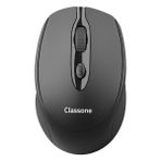Classone CBT10 Bluetooth + 2.4 Ghz Şarj Edilebilir Kablosuz Mouse - Siyah