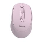 Classone CBT16 Bluetooth + 2.4 Ghz Şarj Edilebilir Kablosuz Mouse - Pembe