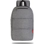 Classone PR-C1604 Casetto Serisi WTXpro Su Geçirmez Kumaş 15,6" Uyumlu Laptop, Notebook Çantası Gri