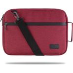 Classone WSM145 MONZA SERİSİ 13-14" SU GEÇİRMEZ KUMAŞ VE FERMUAR LAPTOP,NOTEBOOK ÇANTASI-Bordo