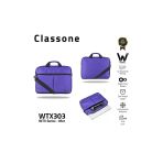 Classone Wtx303 Serisi 15.6 Inch Uyumlu Su Geçirmez Kumaş Macbook, Laptop , Notebook El Çantası