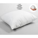 Clasy 1 Adet %100 Pamuk Yastık Dayanıklı Nefes Alabilir Yumuşak 700 Gram - 50 x 70 cm - Beyaz