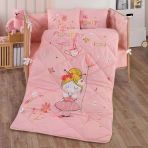 Clasy %100 Pamuk Ranforce Bebek Uyku Seti Pretty Pembe