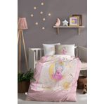 Clasy 100x150 Moon Pembe Bebek Nevresim Takımı