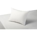 Clasy 2 Li Pamuk Saten Çizgili Yastık Kılıfı 50 x 70 - Beyaz