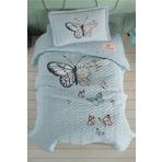Clasy Daisy Love V1 Mint Tek Kişilik Yatak Örtüsü