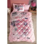 Clasy Denim Pembe Tek Kişilik Uyku Seti