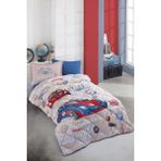Clasy Garage %100 Pamuk Genç Yatak Örtüsü