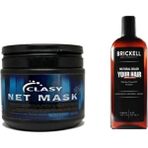 Clasy Net Mask Dolgun ve Haçimli Saçlara Bakım Maskesi 450 ml ile Beyazlık Giderici Şampuan 237 ml