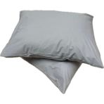 Clasy Ranforce %100 Pamuk 2 Adet Yastık Kılıfı Düz Açık Mavi - 50 x 70