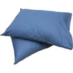 Clasy Ranforce %100 Pamuk 2 Adet Yastık Kılıfı Düz Mavi - 50 x 70