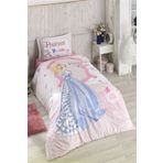 Clasy Ranforce 160x220 cm Vanessa Pembe Tek Kişilik Nevresim Takımı