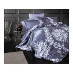 Clasy Ranforce 200x220 cm Melrose Gri Çift Kişilik Nevresim Takımı